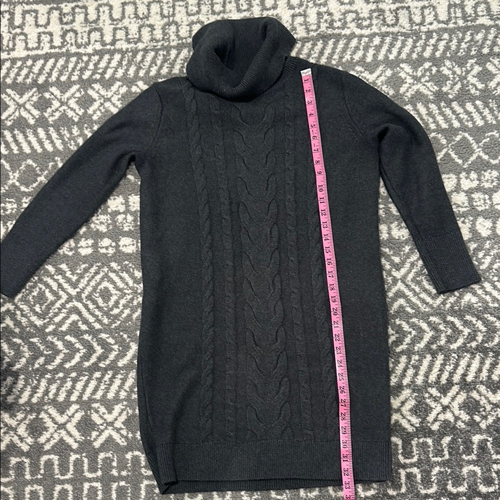 Women's Black Turtleneck Sweater